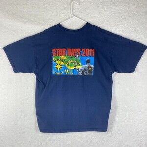 Star Motorcycles T Shirt Mens XXL Touring & Riding Star Days 2011‎ Middleton WI